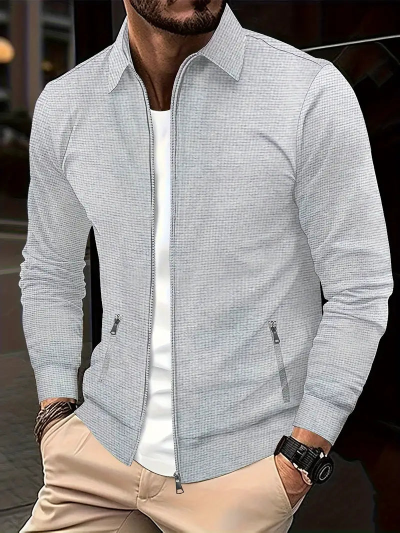 Men's Zip Up Shirt Comfortable Stylish Durable Versatile Smart