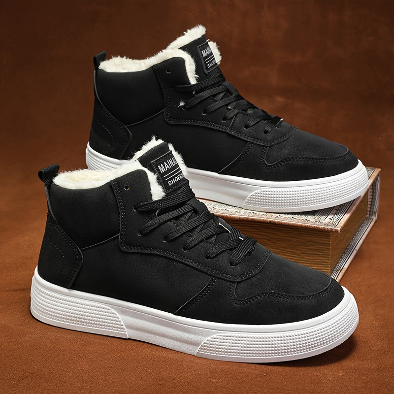 Women's Cold-Weather Lace-Up Trainers with Soft Lining