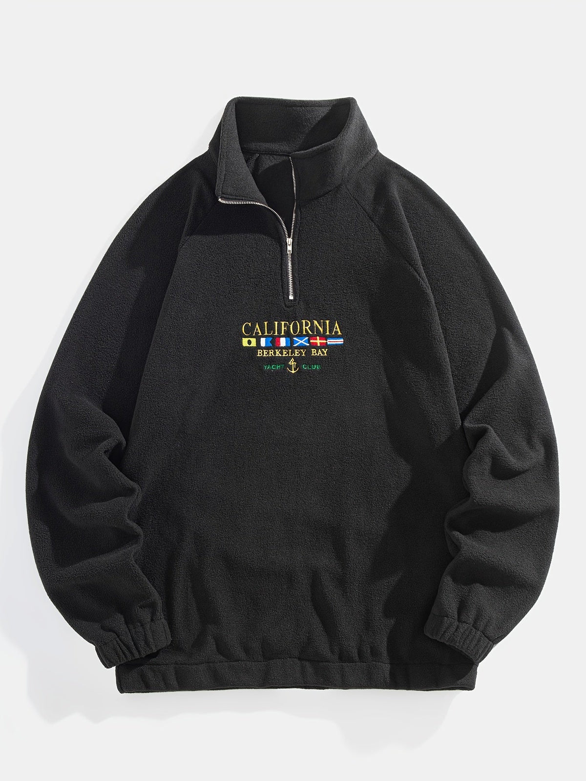 Women's Brushed Stand Collar Zip Neck Pullover