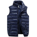 Men's Padded Bodywarmer Sleeveless Jacket Zip Front Lightweight Insulated
