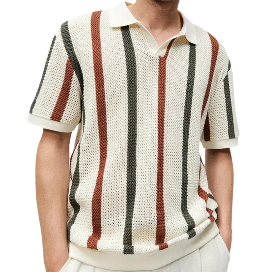 Men's Breathable Summer Polo Shirt Lightweight Comfortable Stylish Casual
