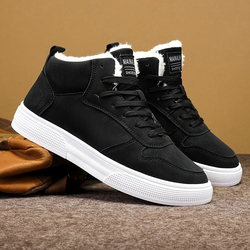 Women's Cold-Weather Lace-Up Trainers with Soft Lining
