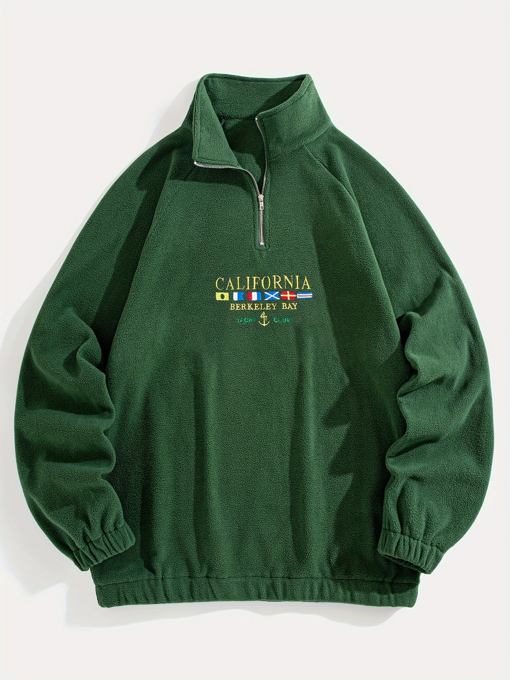 Women's Brushed Stand Collar Zip Neck Pullover