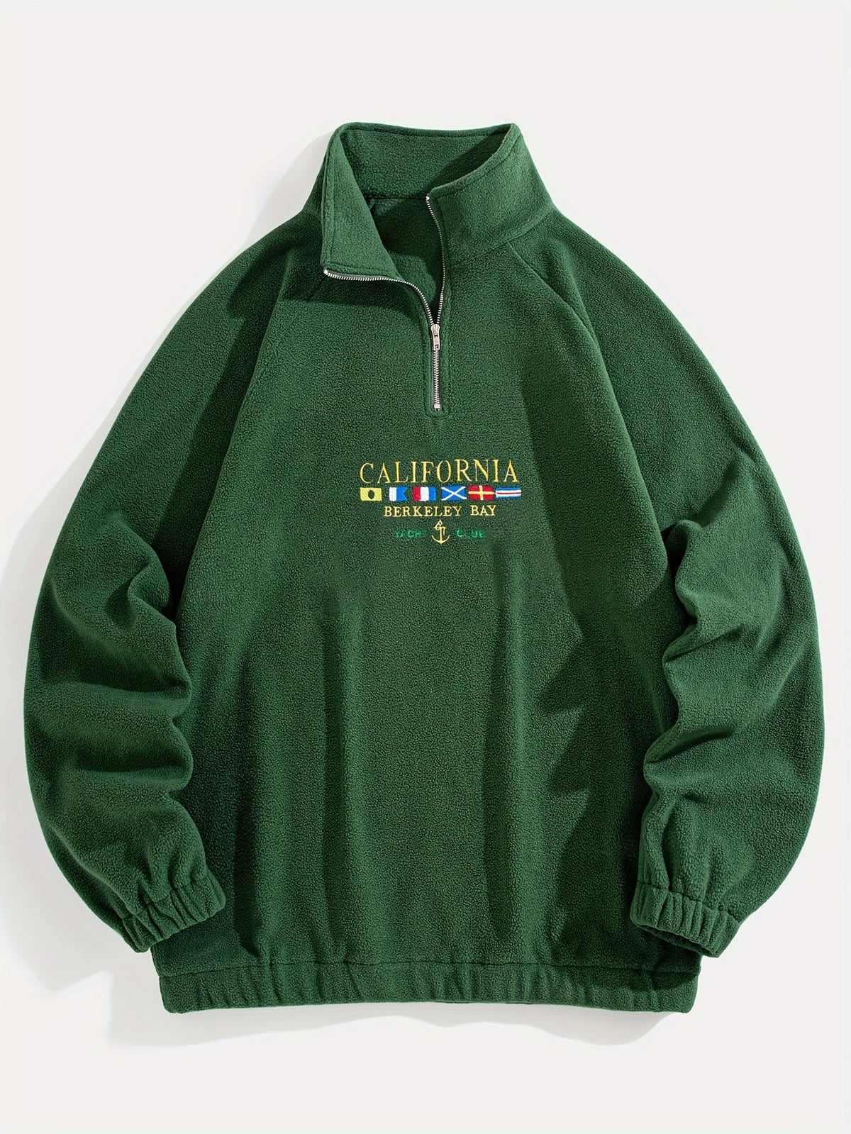 Women's Brushed Stand Collar Zip Neck Pullover