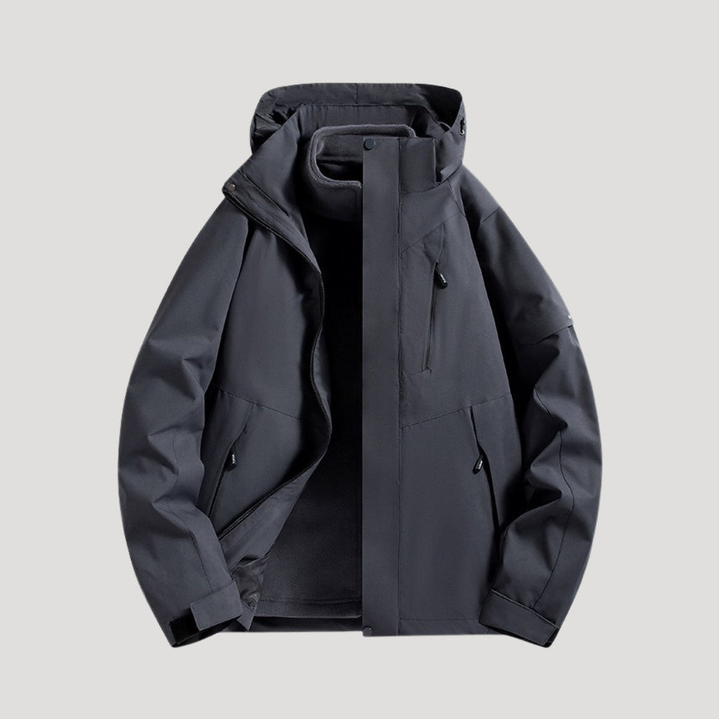 Women's Waterproof Hooded Windbreaker Jacket – Lightweight Outdoor