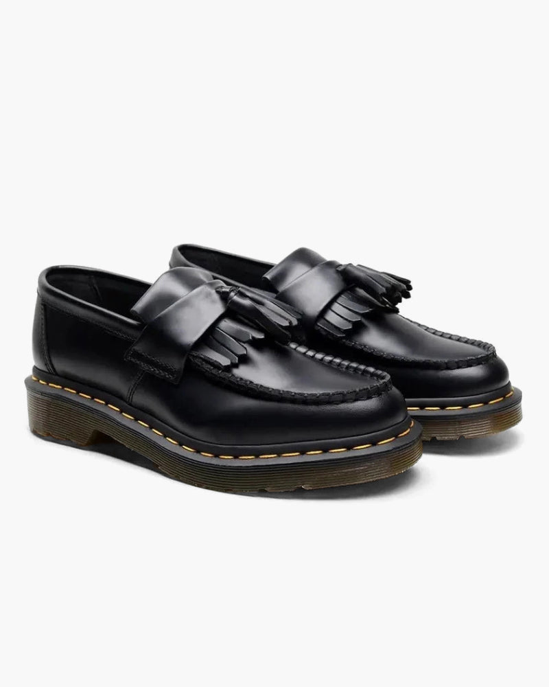 Men's Tassel Detail Chunky Sole Leather Loafers