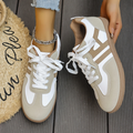 Women's Roomy Wide Toe Box Everyday Comfort Trainers - White And Brown