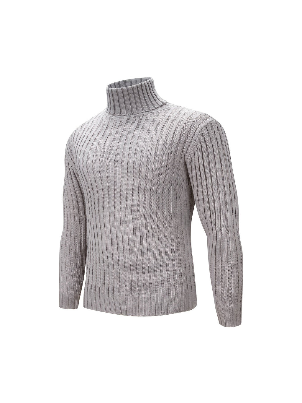 Women's Relaxed Rib Knit High Neck Jumper