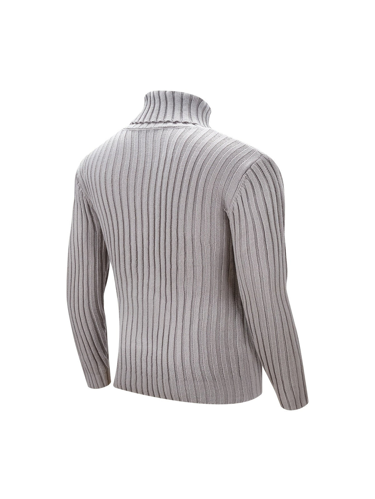 Women's Relaxed Rib Knit High Neck Jumper