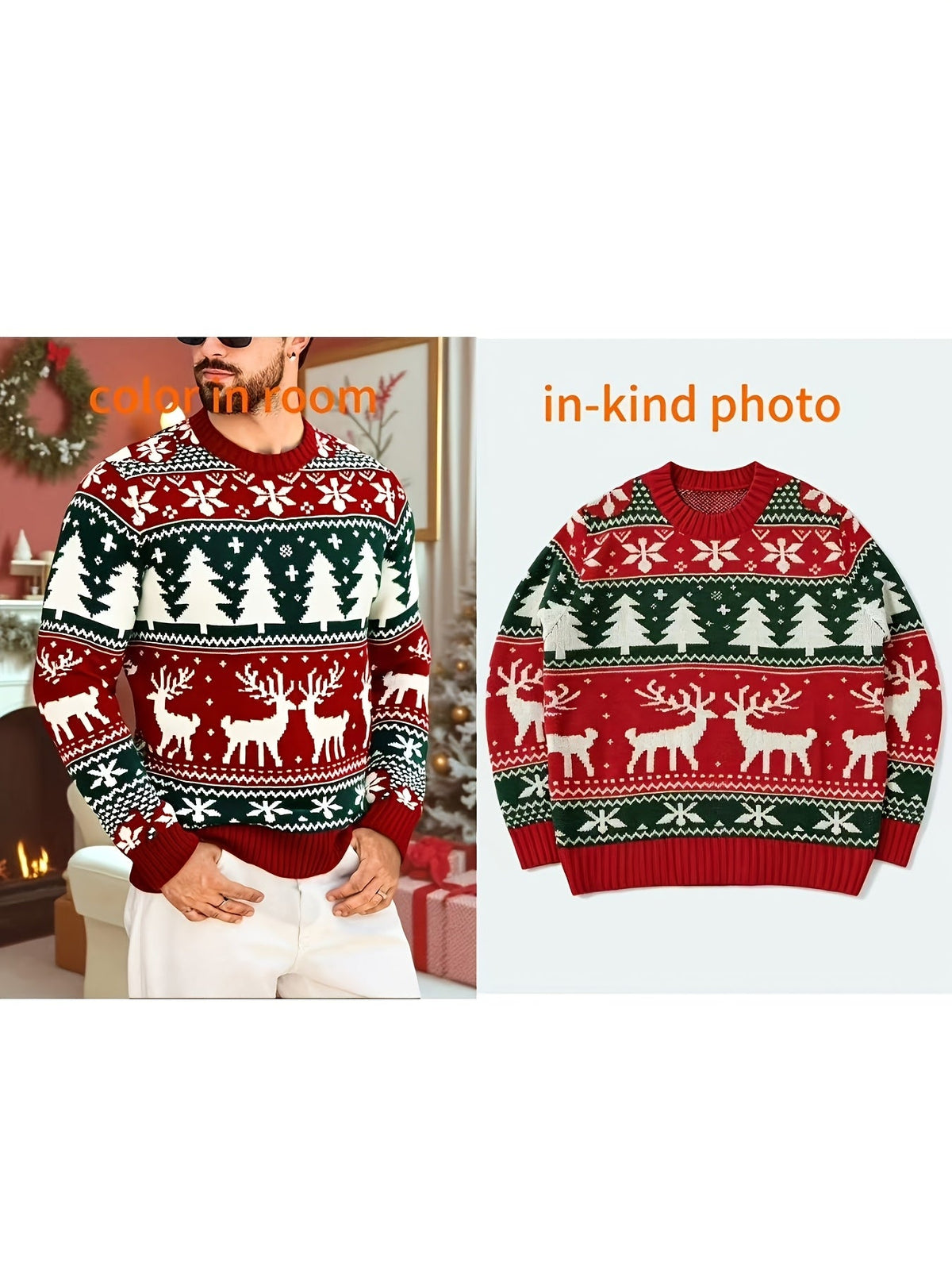 Women's Relaxed Christmas Knit Jumper for Festive Gatherings
