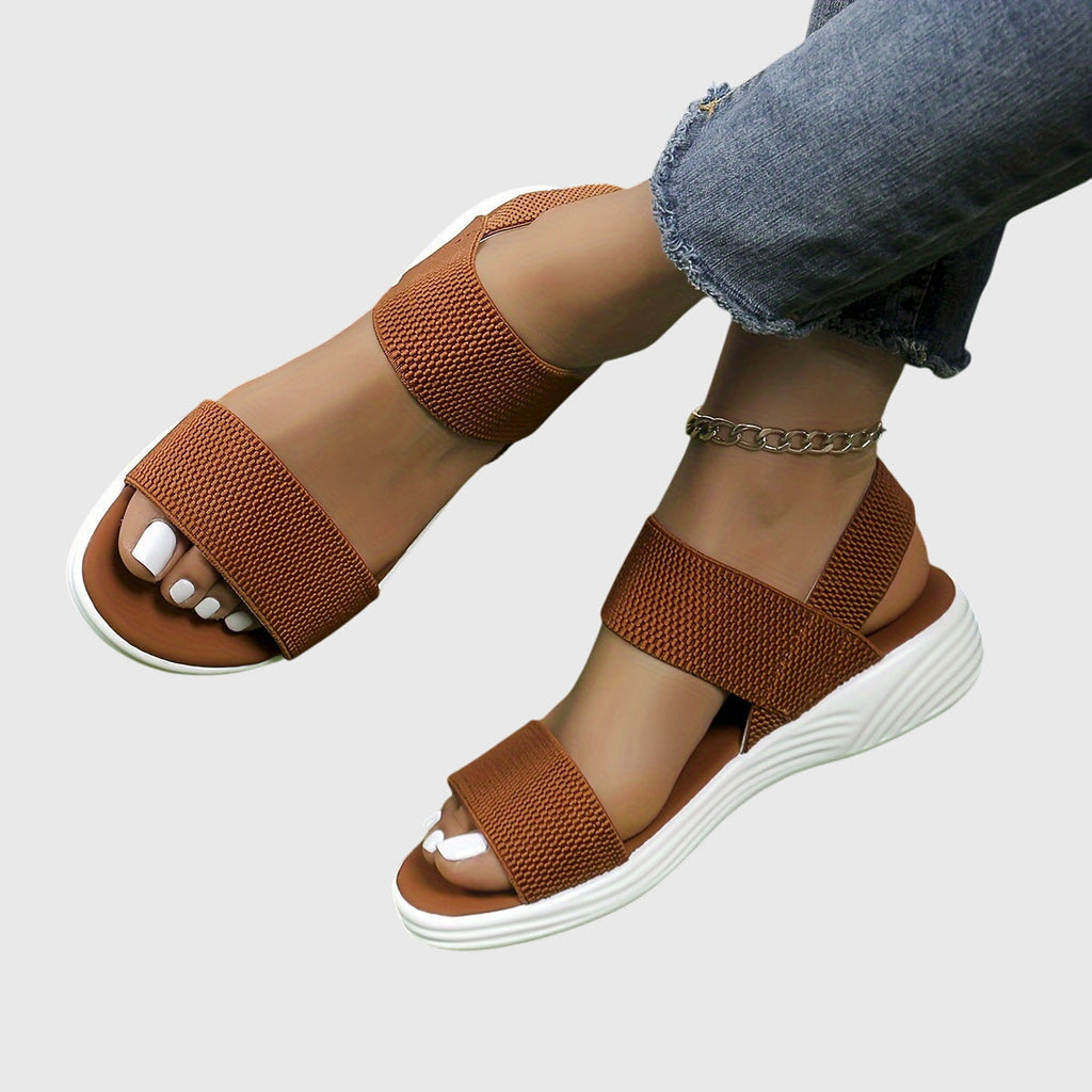 Women's Orthopedic Sandals in Light Brown