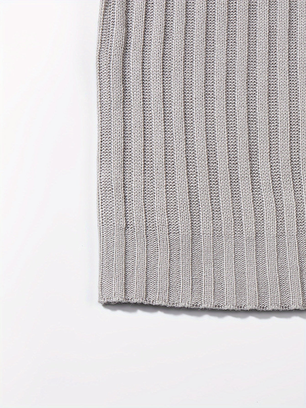 Women's Relaxed Rib Knit High Neck Jumper