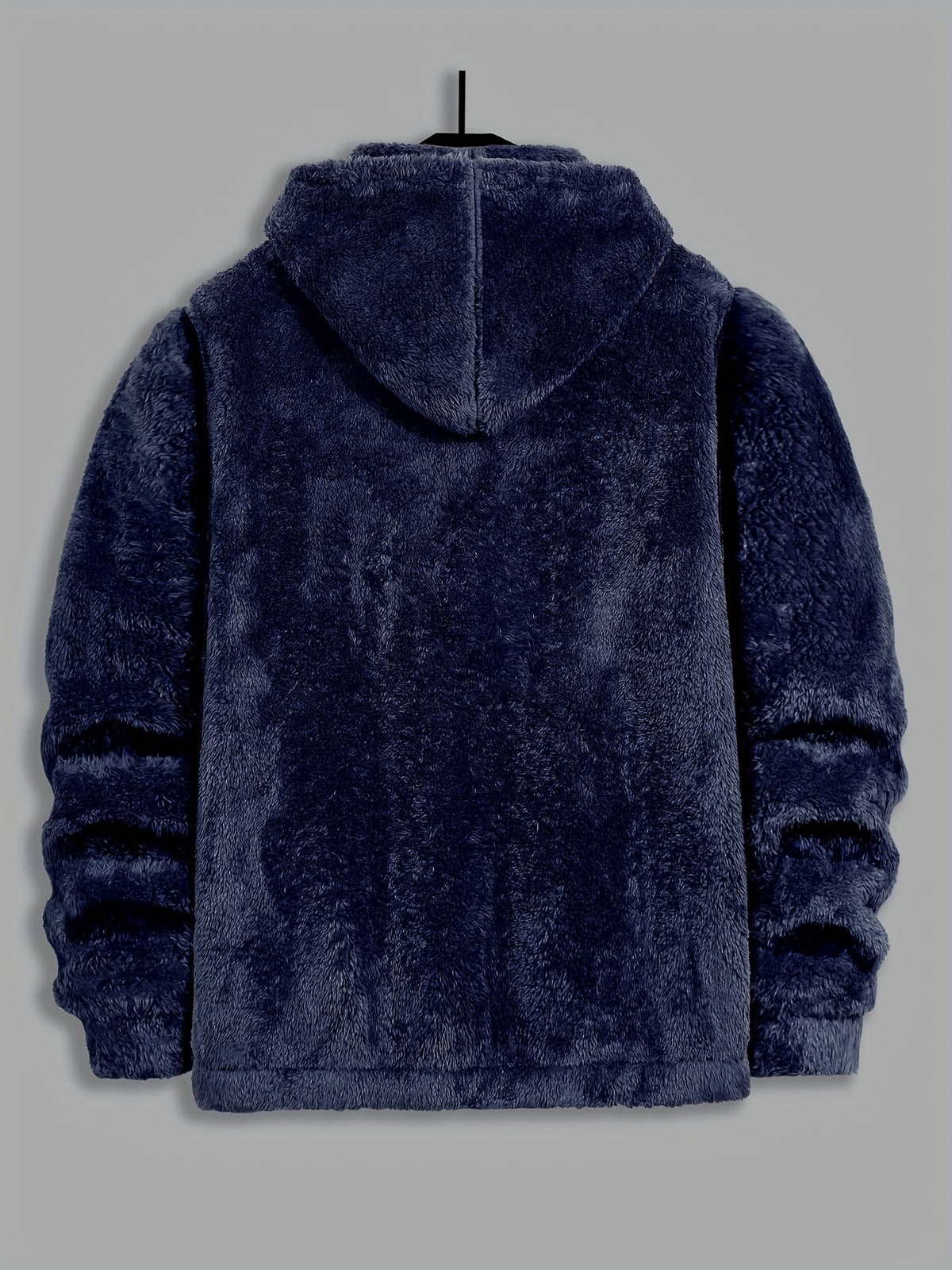 Women's Plush Zip-Through Hooded Jacket