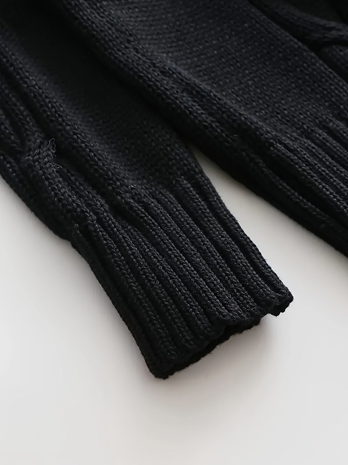 Women's Buttoned Cable Texture Knit Cardigan