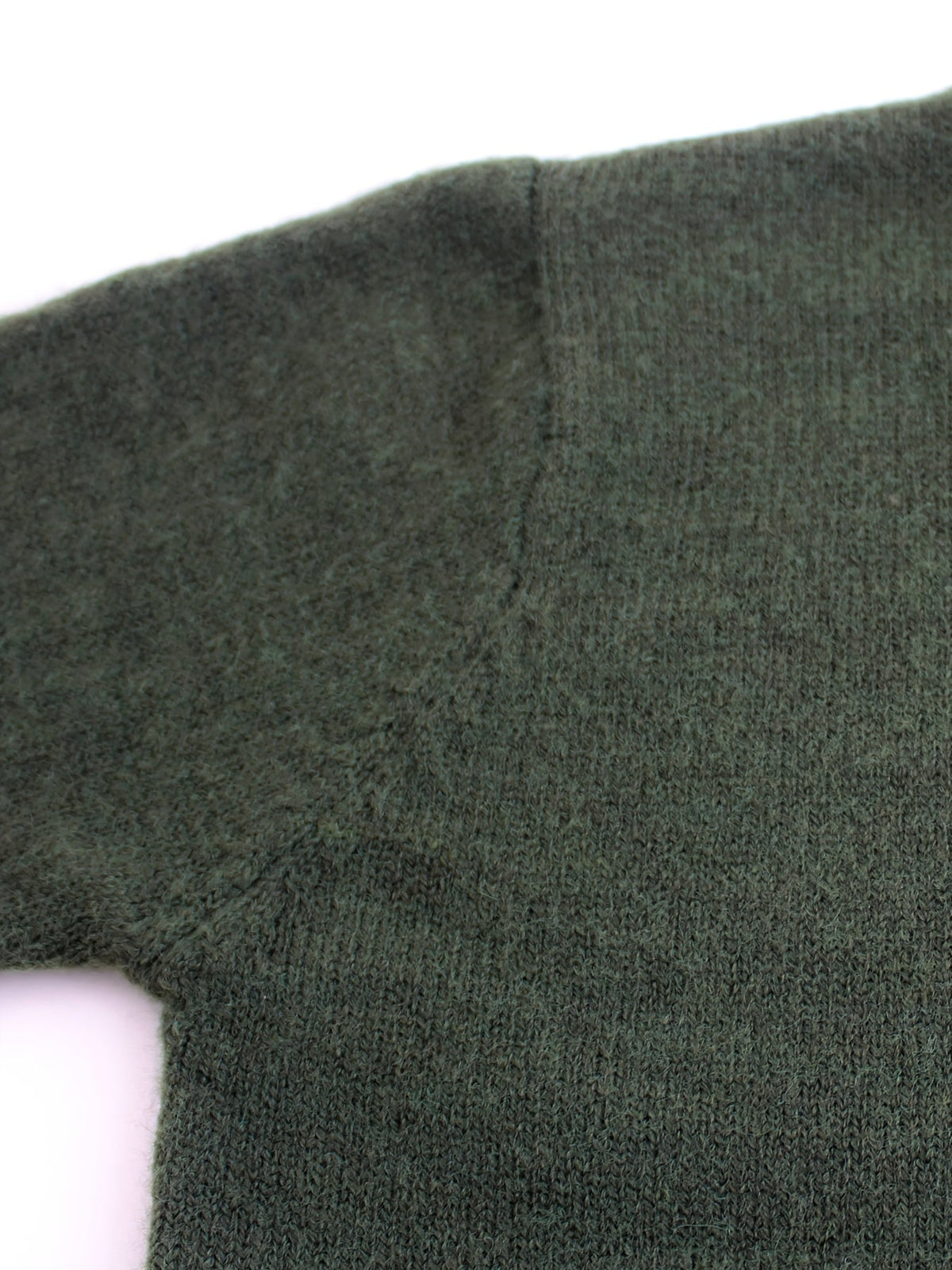 Women's Round Neck Rib Knit Jumper with Stripe Trim Sleeves