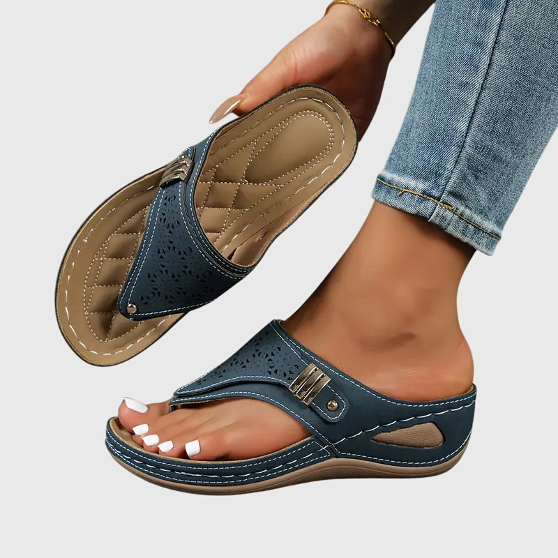 Women's Cushioned Orthopedic Slide Sandals Everyday Comfort