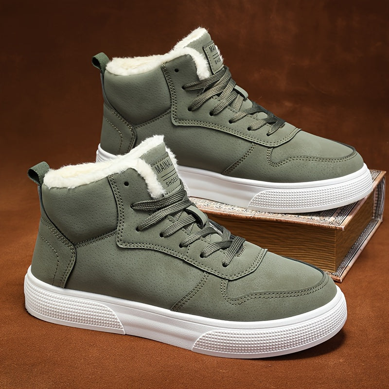 Women's Cold-Weather Lace-Up Trainers with Soft Lining