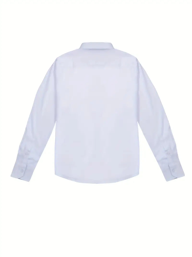 Men's Slim Modern Dress Shirt with Two-Tone Collar