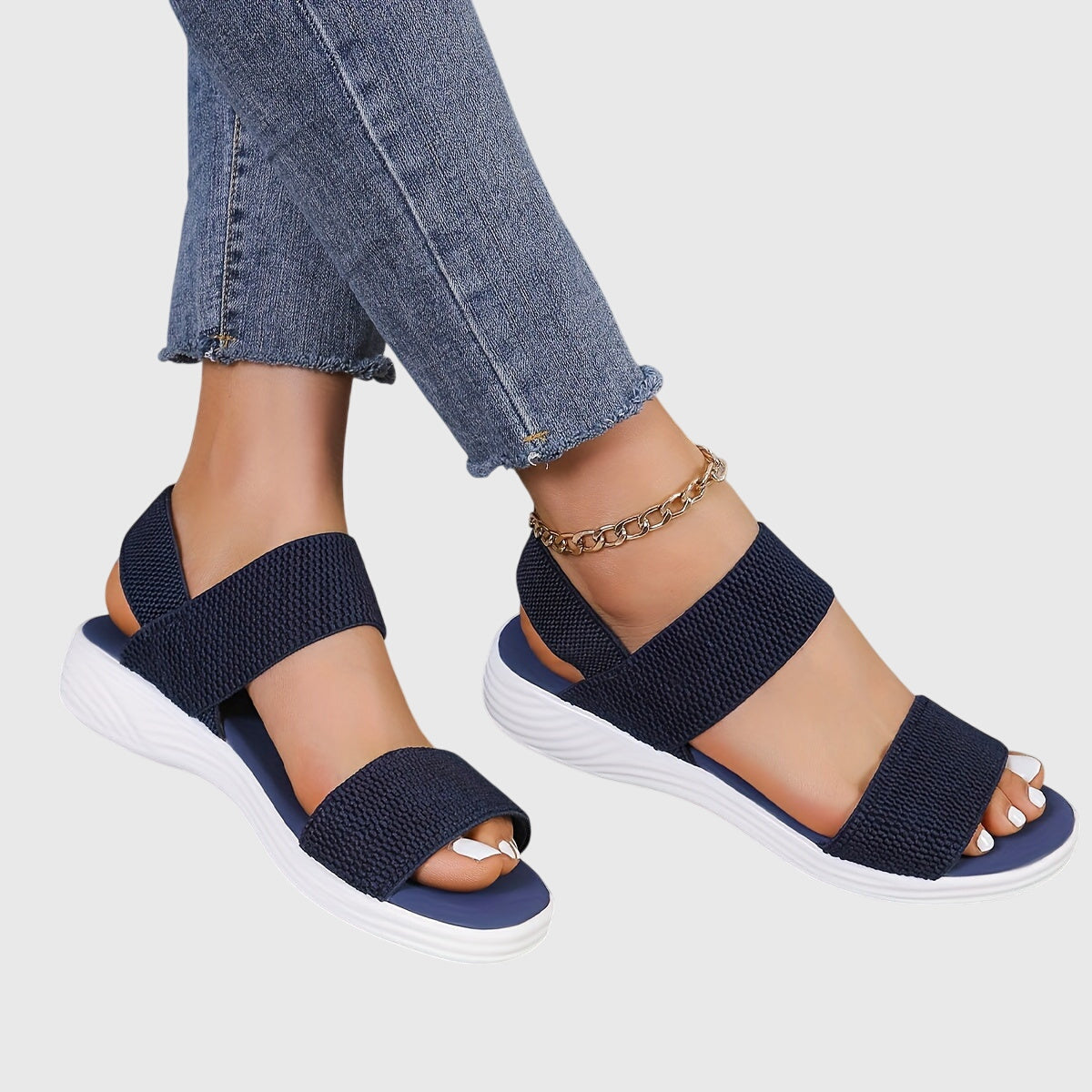 Women's Orthopedic Sandals in Light Brown