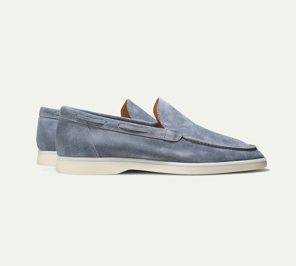 Men's Suede Slip On Loafers Smart Casual Driving Shoes