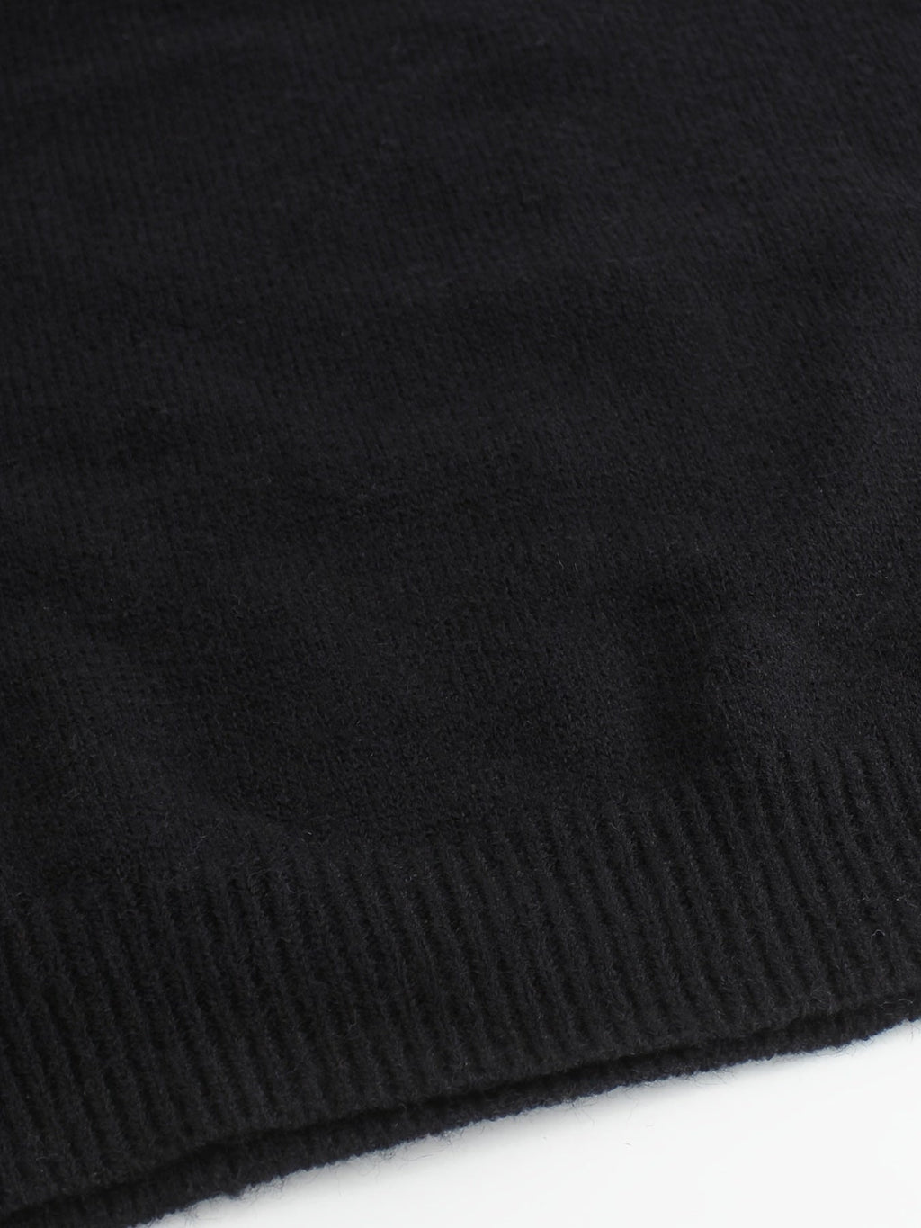 Women's Round Neck Rib Knit Jumper with Stripe Trim Sleeves