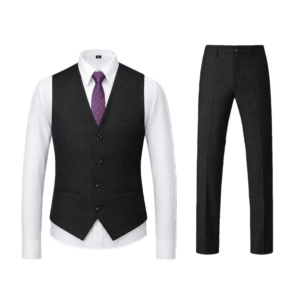 Men's Tailored Tweed Suit Set Three Piece Styling Weddings