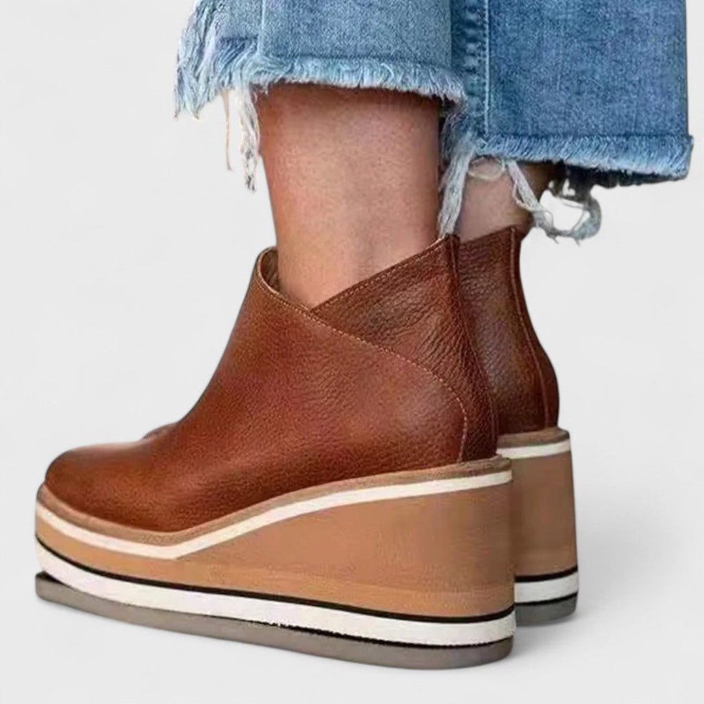 Women's All-Weather Zip-Up Comfort Shoes