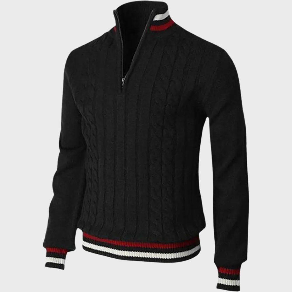 Men's Half Zip Sweater Stylish Comfortable Breathable Smart Casual