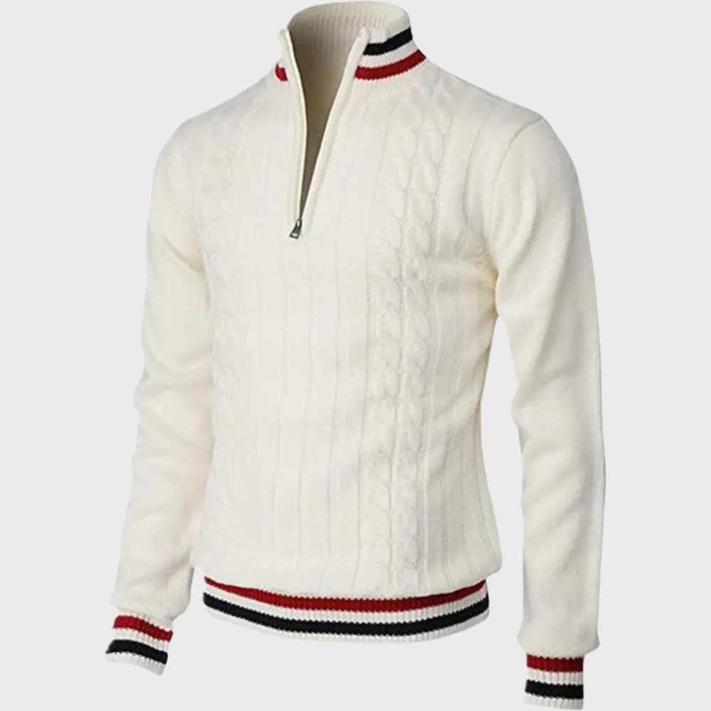 Men's Half Zip Sweater Stylish Comfortable Breathable Smart Casual