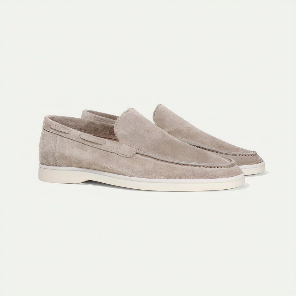 Men's Suede Loafers Elegant Comfortable Classic Slip On Smart