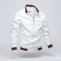 Men's Lightweight Summer Jacket Breathable Stylish Zip Front Casual