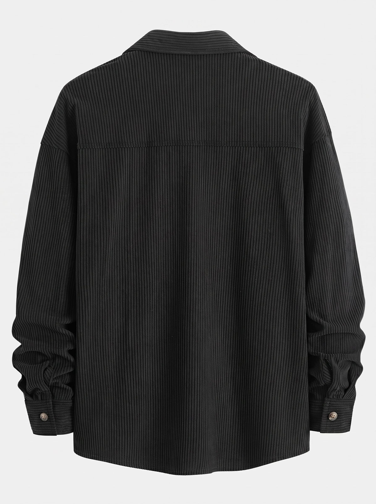 Men's Corduroy Shirt and Cargo Jogger Set Relaxed Autumn