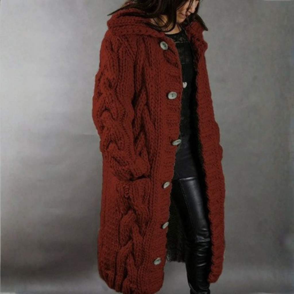 Women's Elegant Cosy Coat With Tummy Coverage