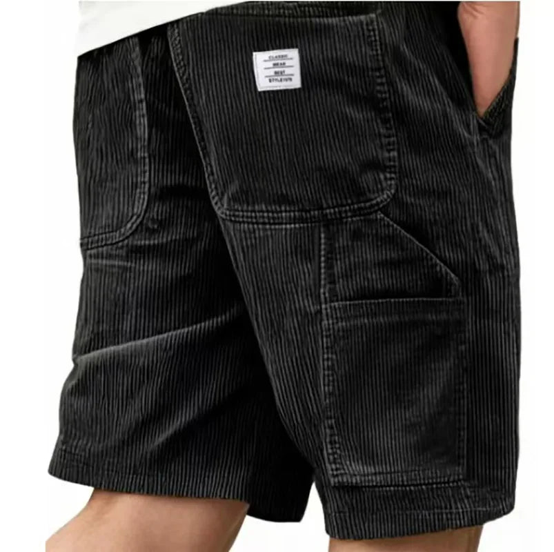 Men's Long Length Cargo Shorts Lightweight Quick Drying Multi