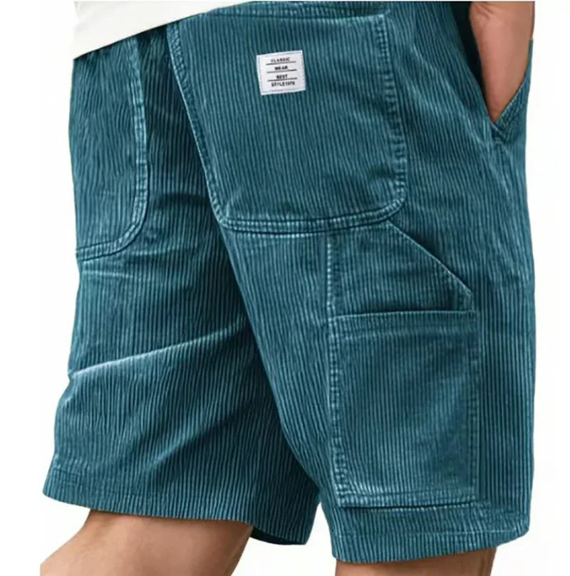 Men's Long Length Cargo Shorts Lightweight Quick Drying Multi