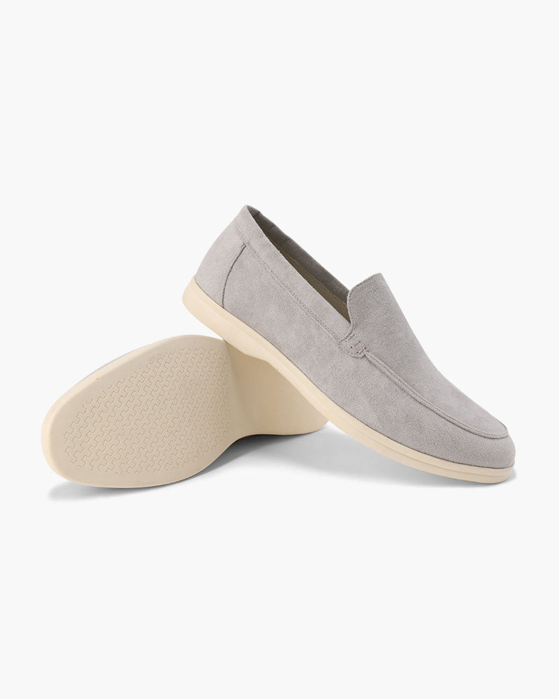 Men's Suede Slip On Loafers Casual Comfort Everyday Shoes