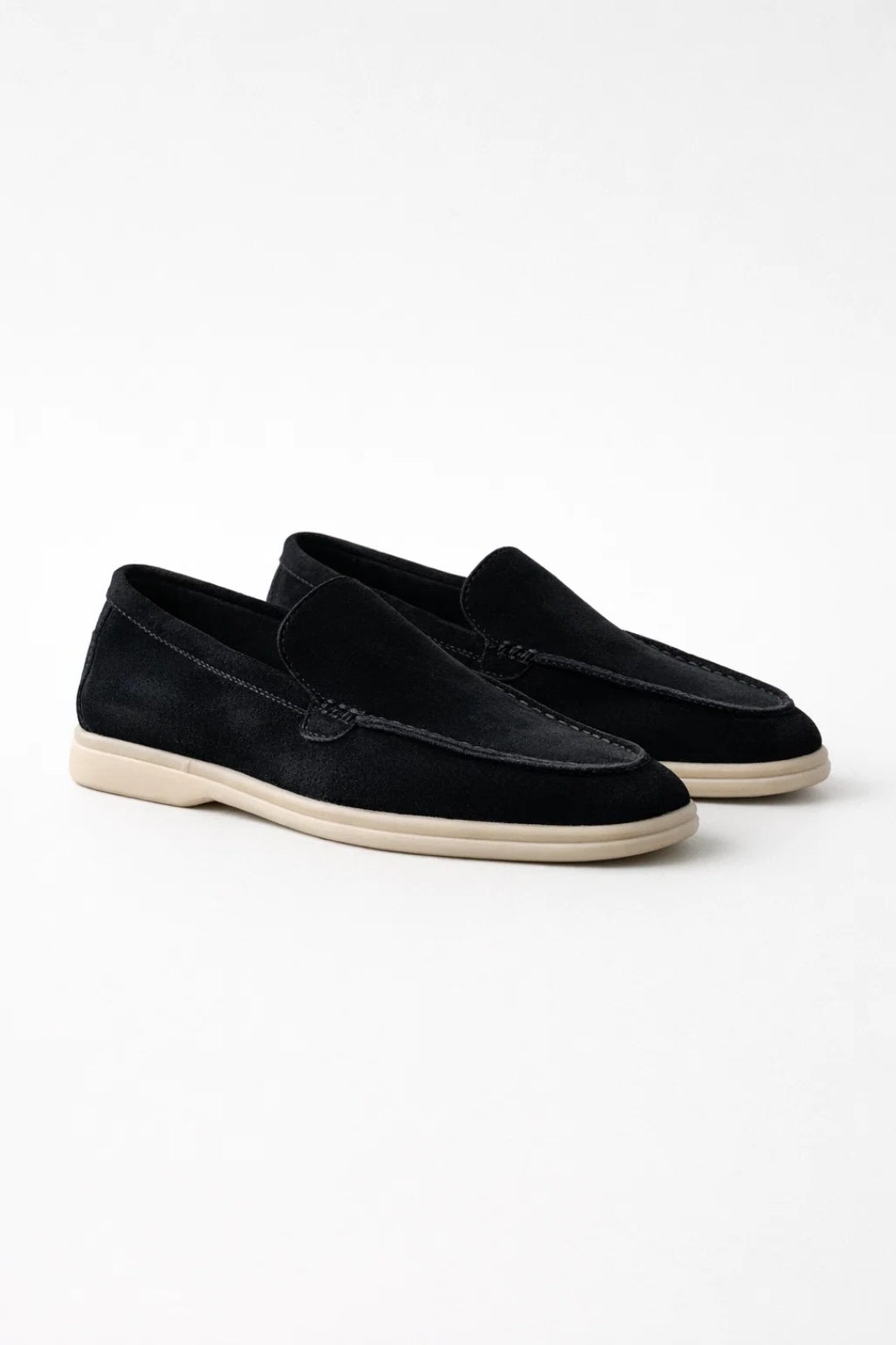 Men's Suede Loafers Lightweight Sole Slip On Shoes