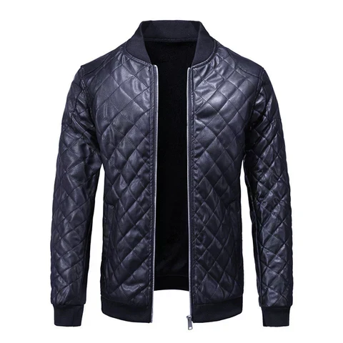Men's Premium Leather Jacket Stylish Slim Fit Modern Classic