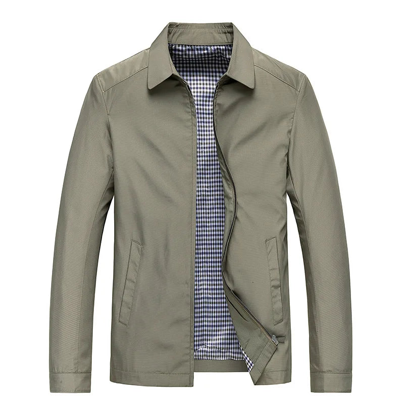 Men's Lightweight Water Repellent Jacket Streamlined Travel Layer