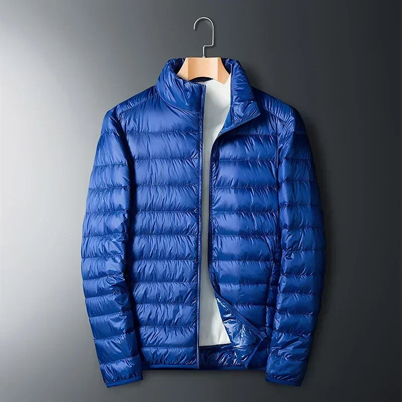 Men's Lightweight Puffer Jacket Compact Travel Outerwear