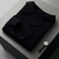 Men's Knitted Hoodie Relaxed Drawstring Pullover for Casual Wear