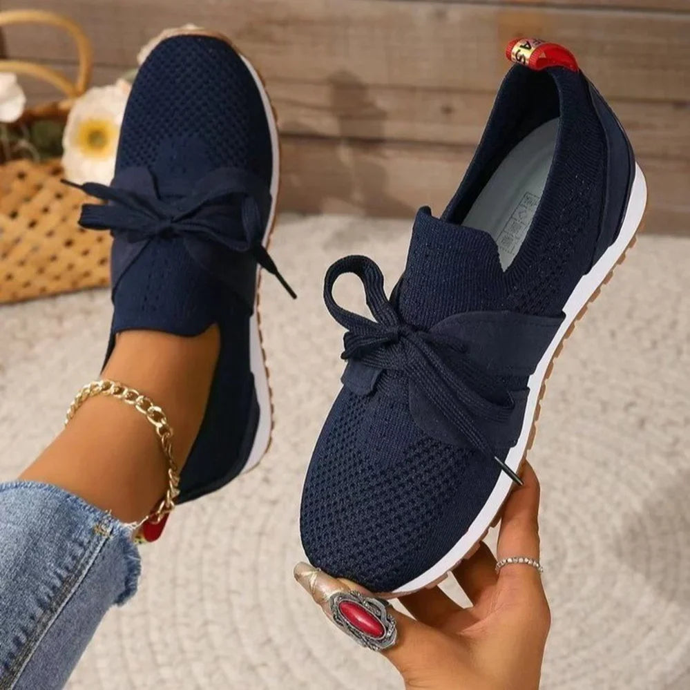 Women's Laceless Supportive Trainers with Grippy Sole