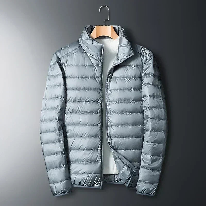 Men's Lightweight Puffer Jacket Compact Travel Outerwear