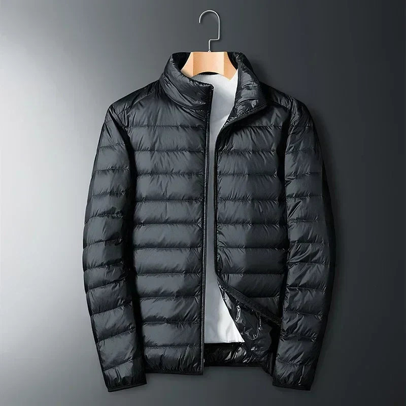 Men's Lightweight Puffer Jacket Compact Travel Outerwear