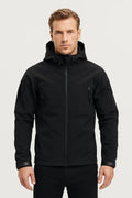 Men's Functional Jacket with Hood and Zip Casual Lightweight