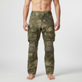 Men's Cotton Blend Tactical Cargo Trousers Integrated Knee Protection