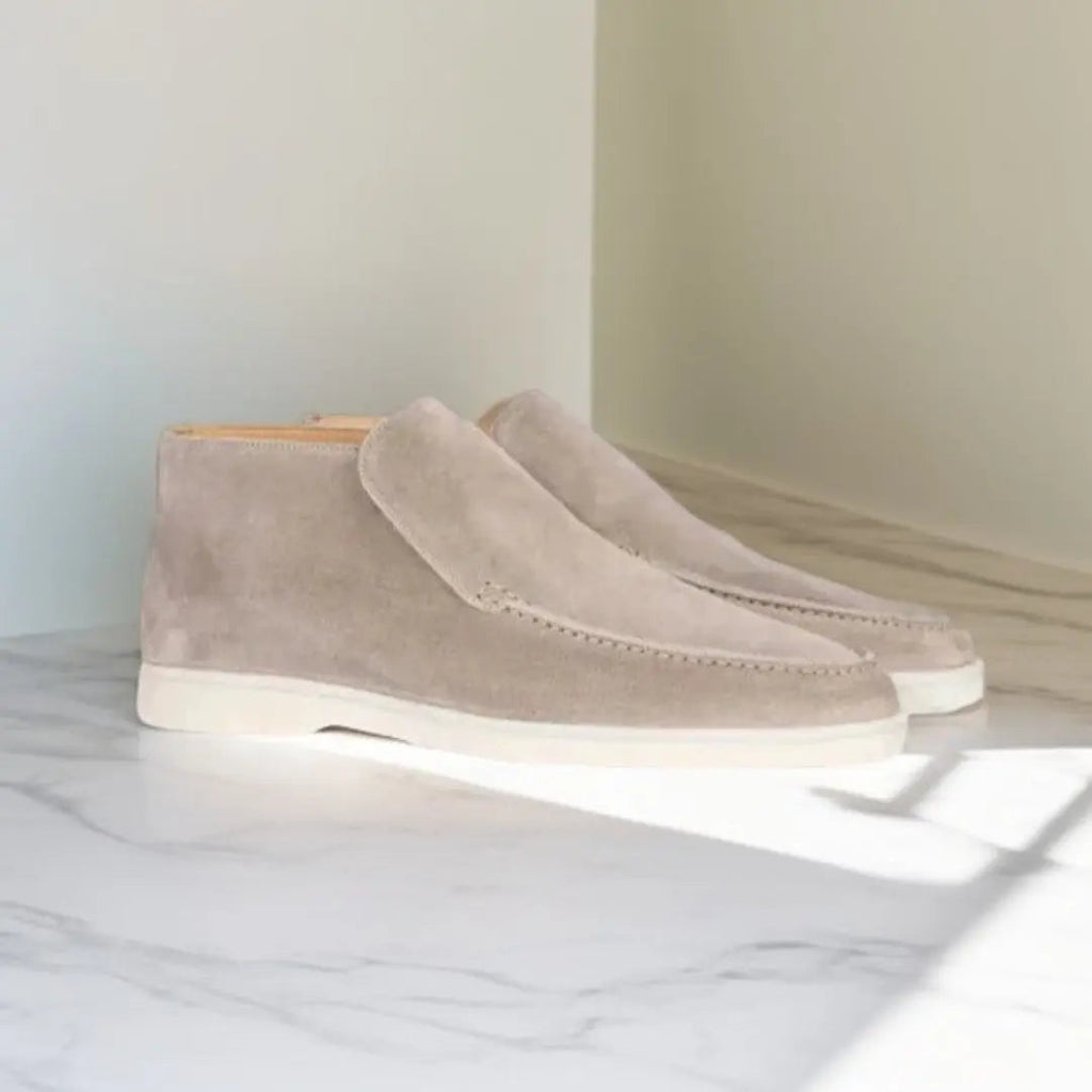 Men's Suede Slip On Loafers Casual Smart Comfort Shoes