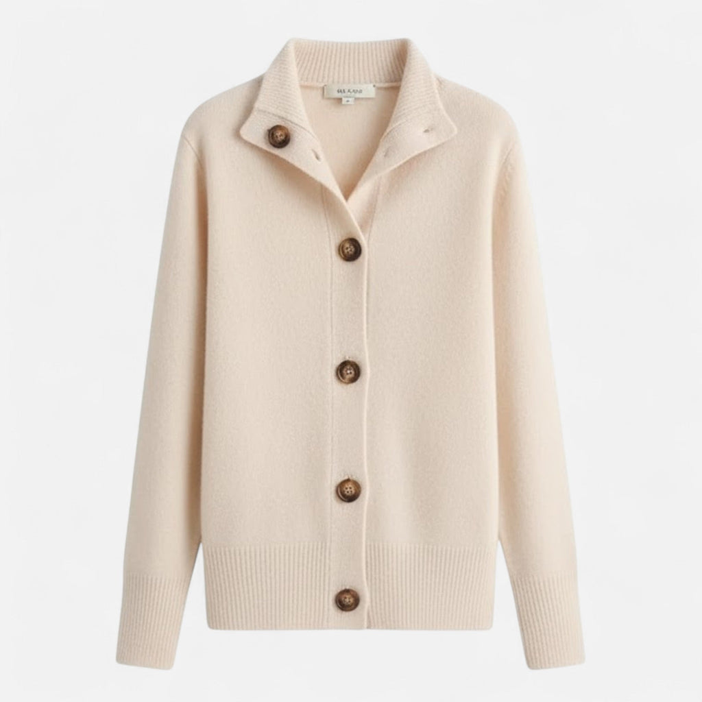 Women's Knit Stand-Collar Short Coat