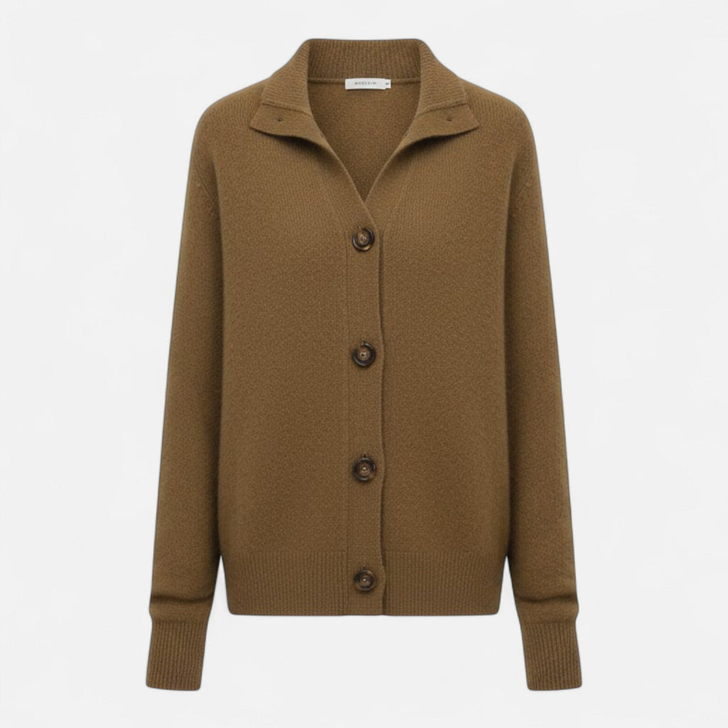 Women's Knit Stand-Collar Short Coat