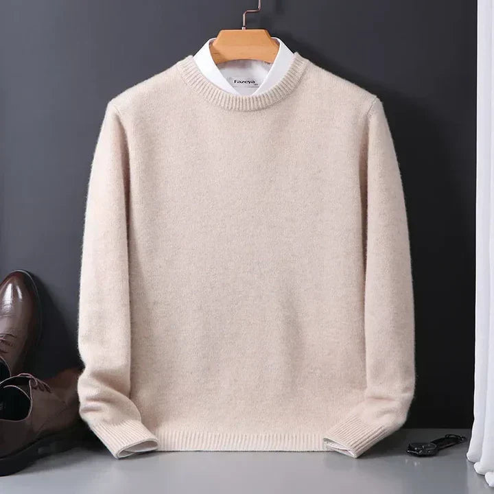 Men's Soft Knit Crew Neck Sweater Soft Refined Knit